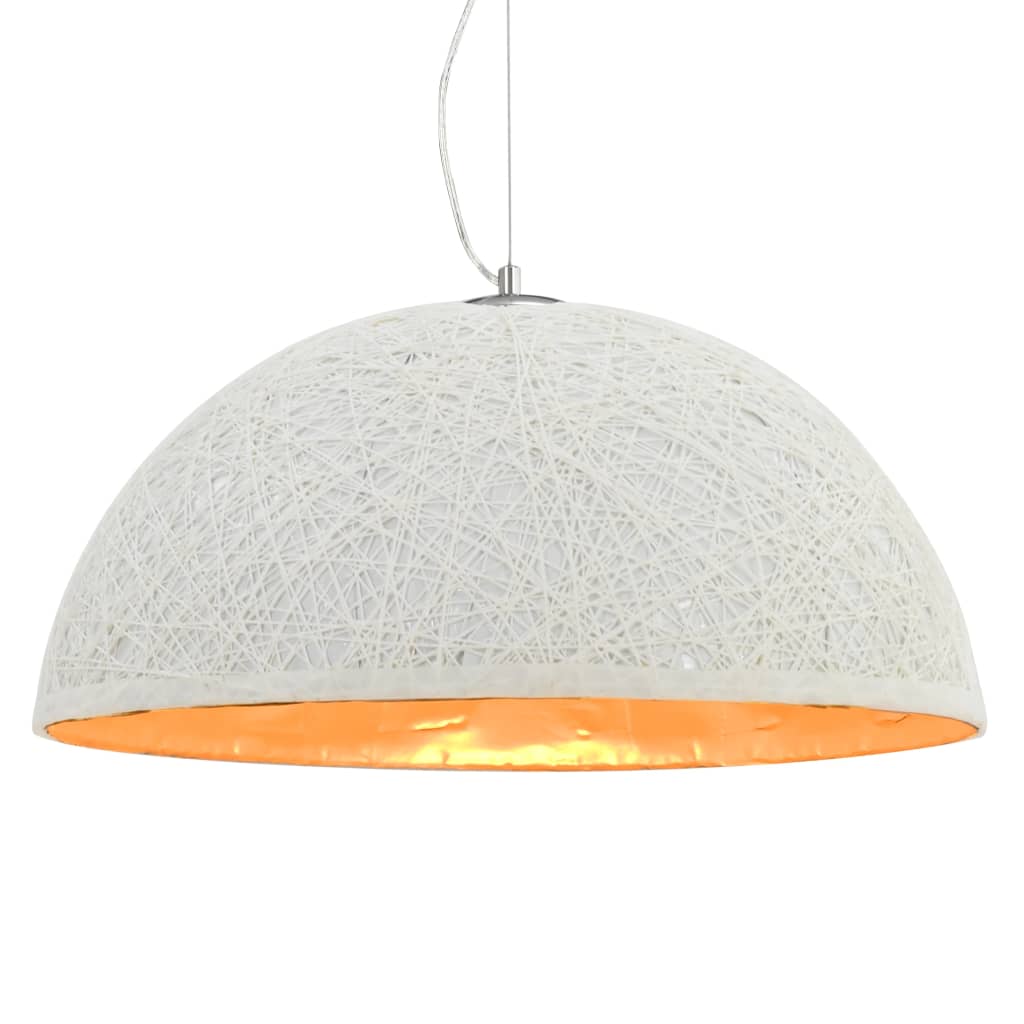 Hanglamp E27 Ø50 Cm Wit En Goud Wit en goud - Design Meubelz