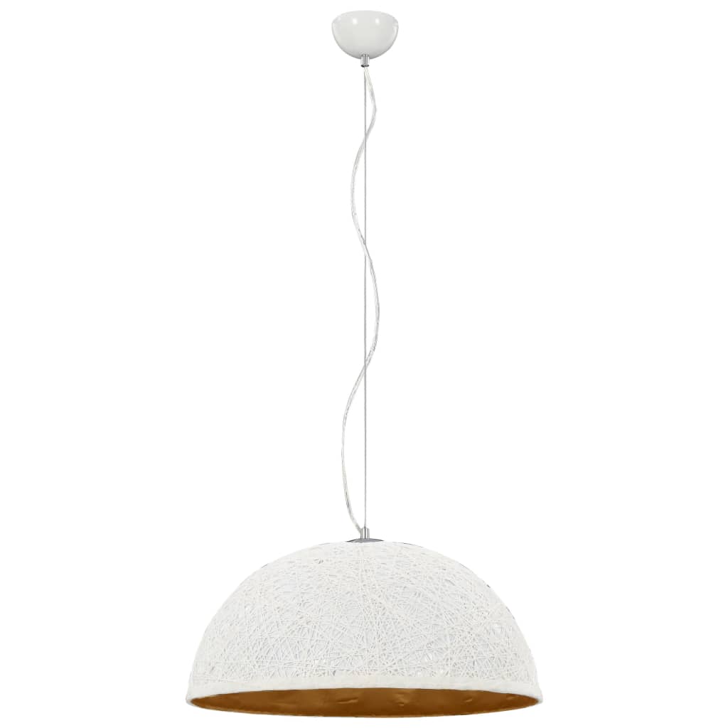 Hanglamp E27 Ø50 Cm Wit En Goud Wit en goud - Design Meubelz