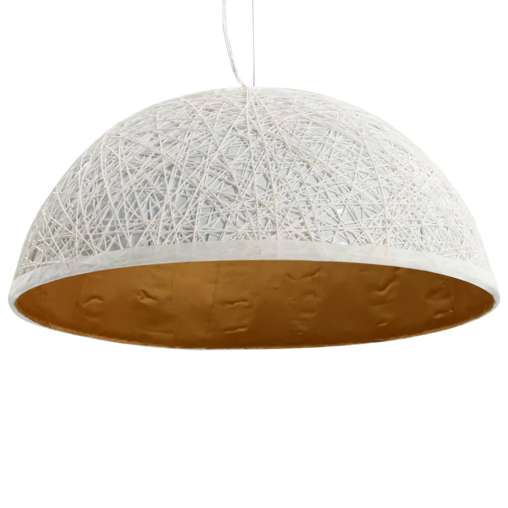 Hanglamp E27 Ø50 Cm Wit En Goud Wit en goud - Design Meubelz