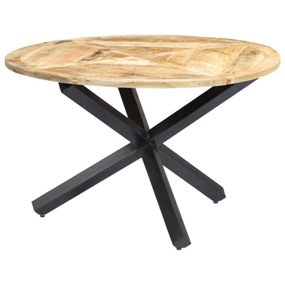 Eettafel Rond 120X76 Cm Massief Mangohout - Design Meubelz