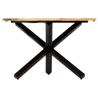 Eettafel Rond 120X76 Cm Massief Mangohout - Design Meubelz