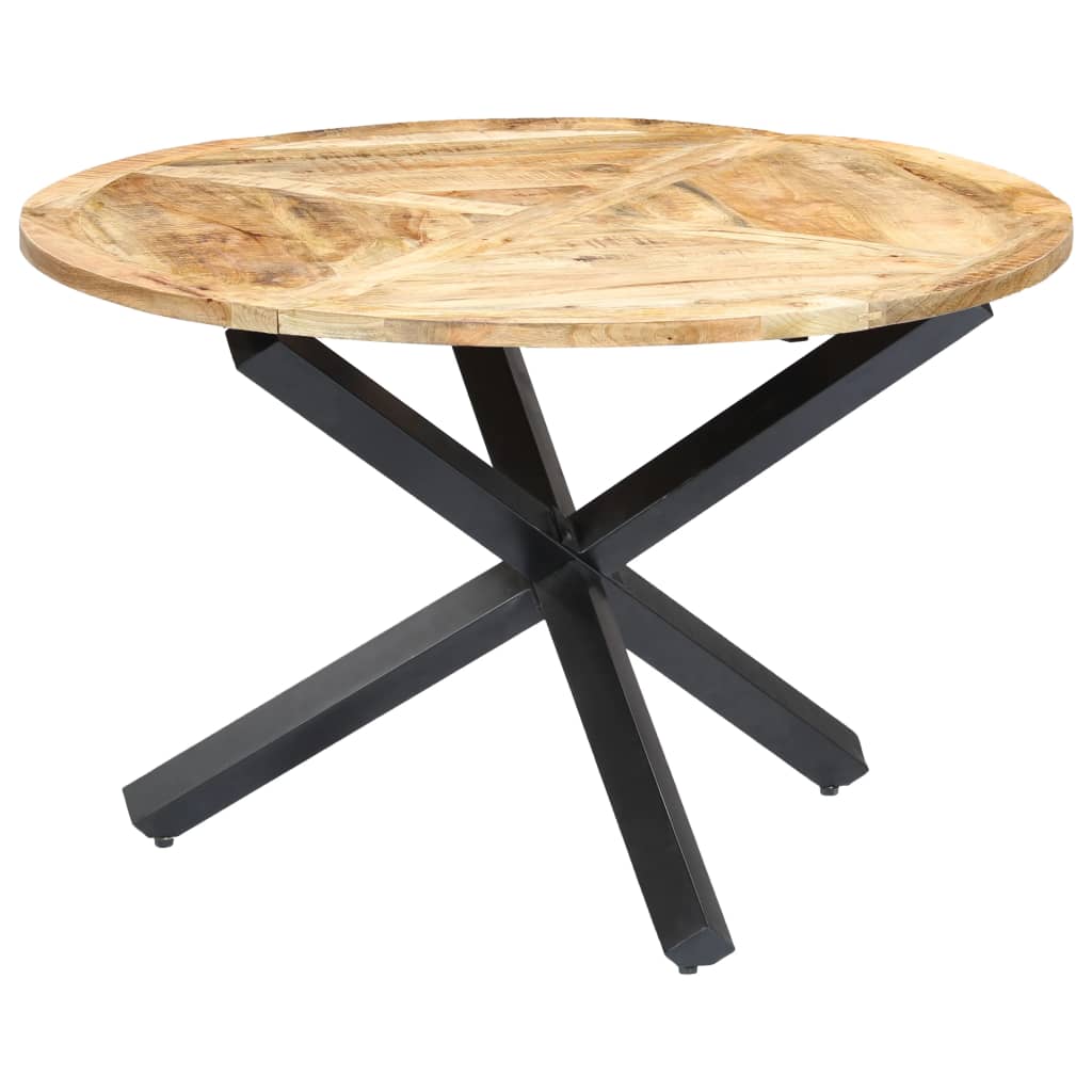 Eettafel Rond 120X76 Cm Massief Mangohout - Design Meubelz