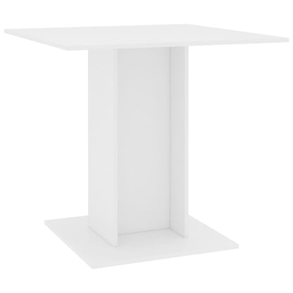 Eettafel 80X80X75 Cm Spaanplaat Wit - Design Meubelz