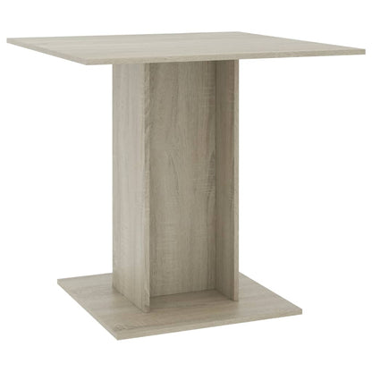 Eettafel 80X80X75 Cm Spaanplaat Sonoma Eikenkleurig - Design Meubelz