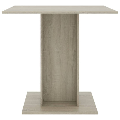 Eettafel 80X80X75 Cm Spaanplaat Sonoma Eikenkleurig - Design Meubelz