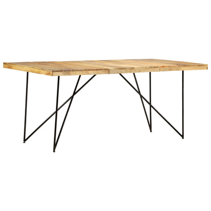 Eettafel 180X90X76 Cm Massief Mangohout - Design Meubelz