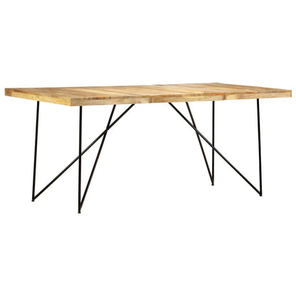 Eettafel 180X90X76 Cm Massief Mangohout - Design Meubelz