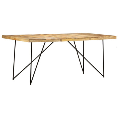 Eettafel 180X90X76 Cm Massief Mangohout - Design Meubelz