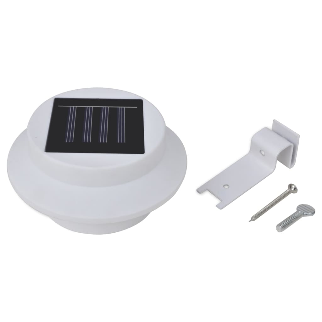 Schuttinglampen 12 St Solar Led Wit 12 - Design Meubelz