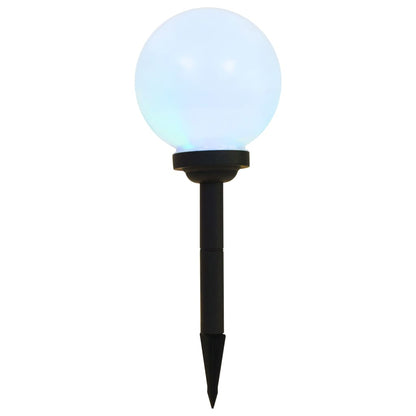 Solarlampen 6 St Led Rond 20 Cm Rgb 6 - Design Meubelz