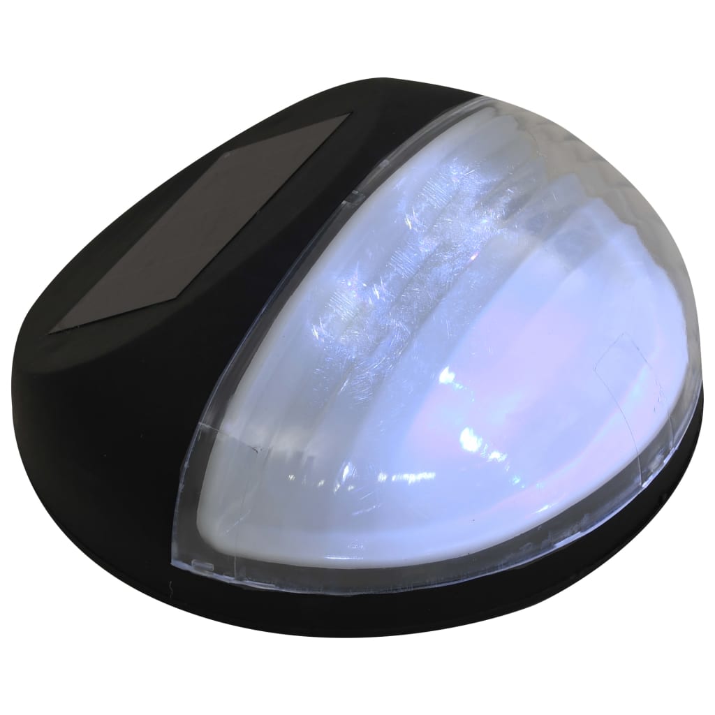 Solarwandlampen Led 24 St Rond Zwart 24 - Design Meubelz