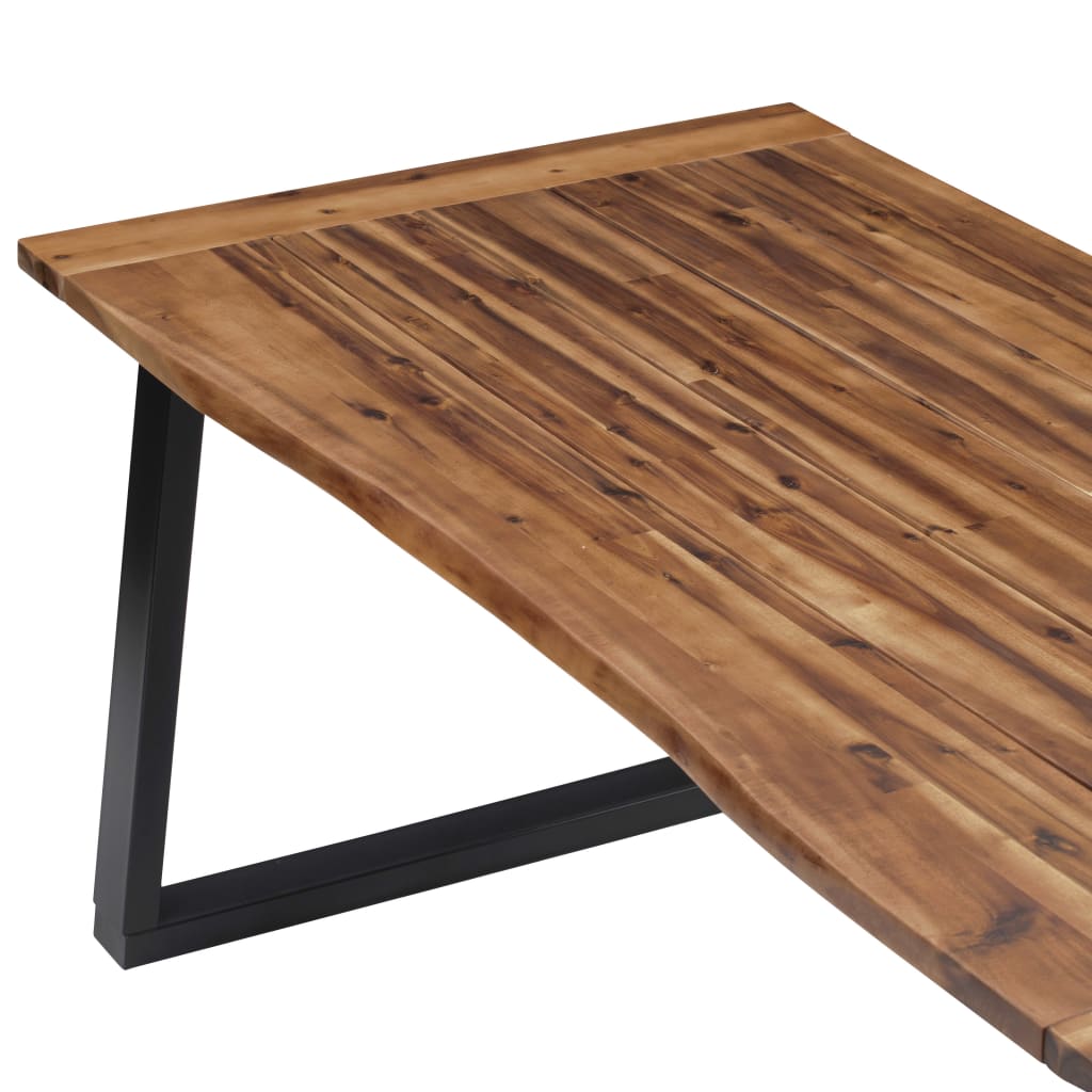 Eettafel 180X90Cm Massief Acaciahout - Design Meubelz