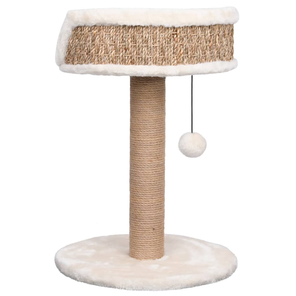 Kattenboom Met Mandje 49 Cm Zeegras - Design Meubelz