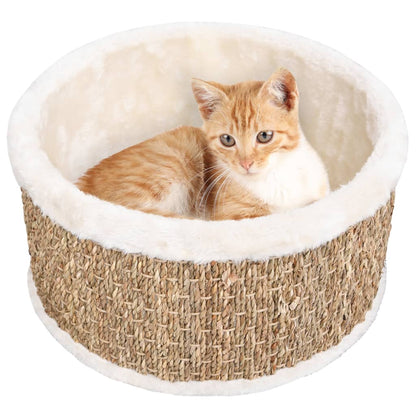 Kattenmand Rond 36 Cm Zeegras - Design Meubelz