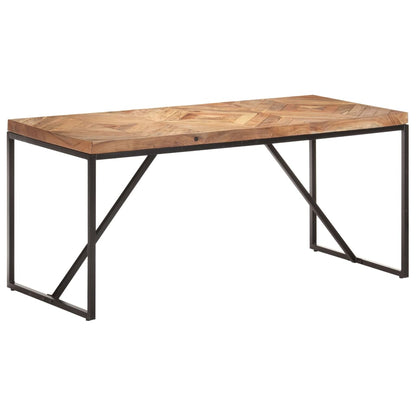 Eettafel 160X70X76 Cm Massief Acaciahout En Mangohout - Design Meubelz