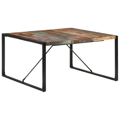 Eettafel 140X140X75 Cm Massief Gerecycled Hout - Design Meubelz