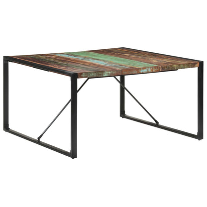 Eettafel 140X140X75 Cm Massief Gerecycled Hout - Design Meubelz