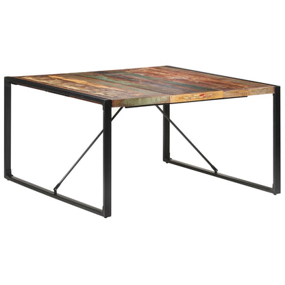 Eettafel 140X140X75 Cm Massief Gerecycled Hout - Design Meubelz