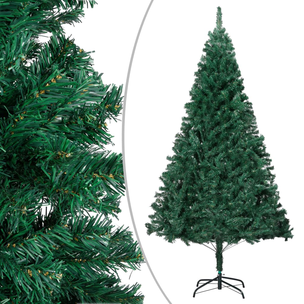 Kunstkerstboom Met Led's En Kerstballen 240 Cm Groen 240 x 125 cm - Design Meubelz