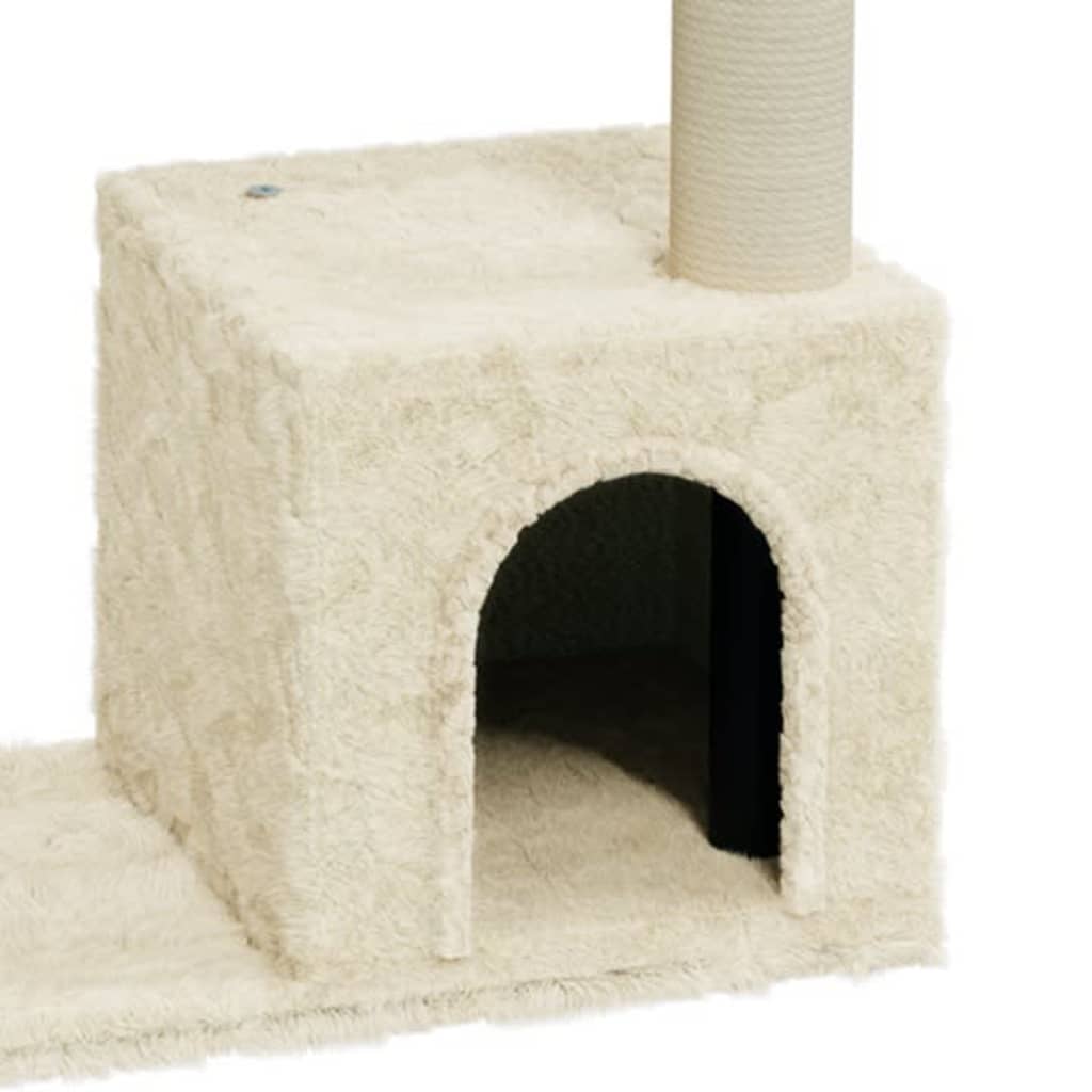 Kattenkrabpaal Met Sisal Krabpalen 70 Cm Crèmekleurig crème - Design Meubelz