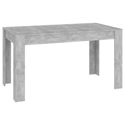 Eettafel 140X74,5X76 Cm Spaanplaat Betongrijs - Design Meubelz