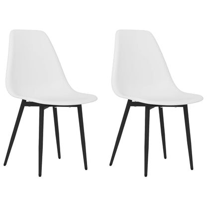 Eetkamerstoelen 2 St Pp Wit - Design Meubelz