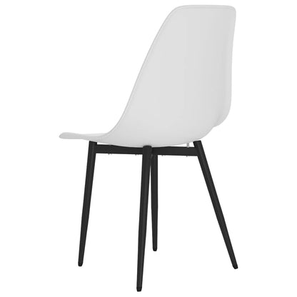 Eetkamerstoelen 2 St Pp Wit - Design Meubelz