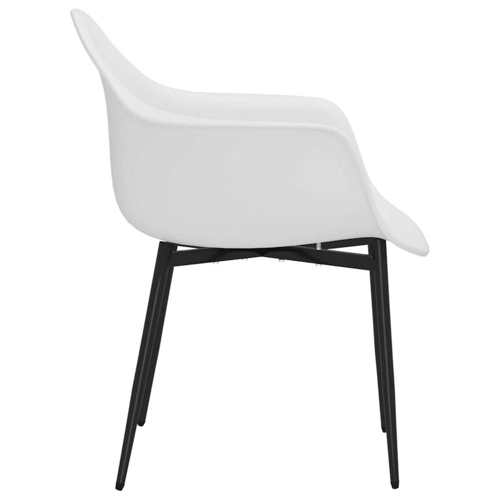 Eetkamerstoelen 4 St Pp Wit - Design Meubelz