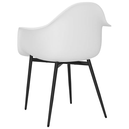 Eetkamerstoelen 4 St Pp Wit - Design Meubelz