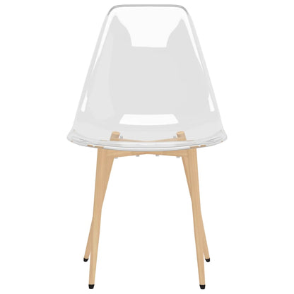 Eetkamerstoelen 6 St Pet Transparant - Design Meubelz