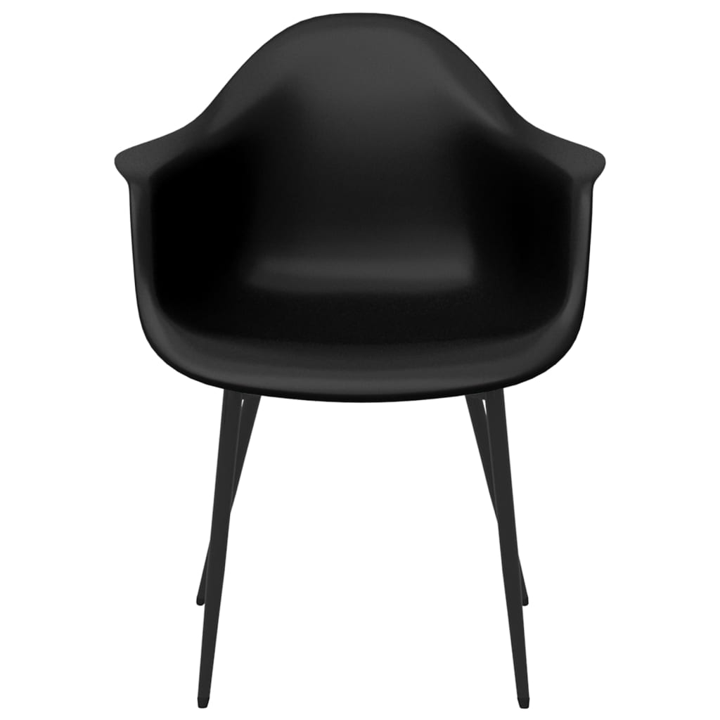 Eetkamerstoelen 6 St Pp Zwart - Design Meubelz