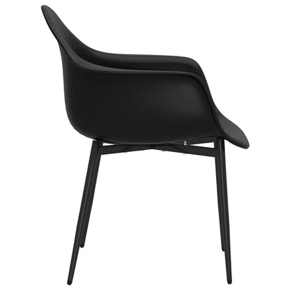 Eetkamerstoelen 6 St Pp Zwart - Design Meubelz