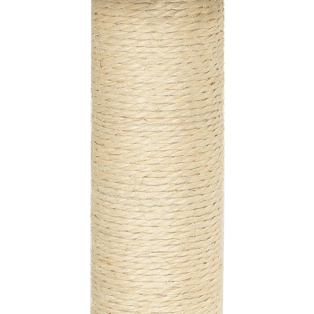 Kattenmeubel Met Sisal Krabpalen 92 Cm Crèmekleurig crème - Design Meubelz