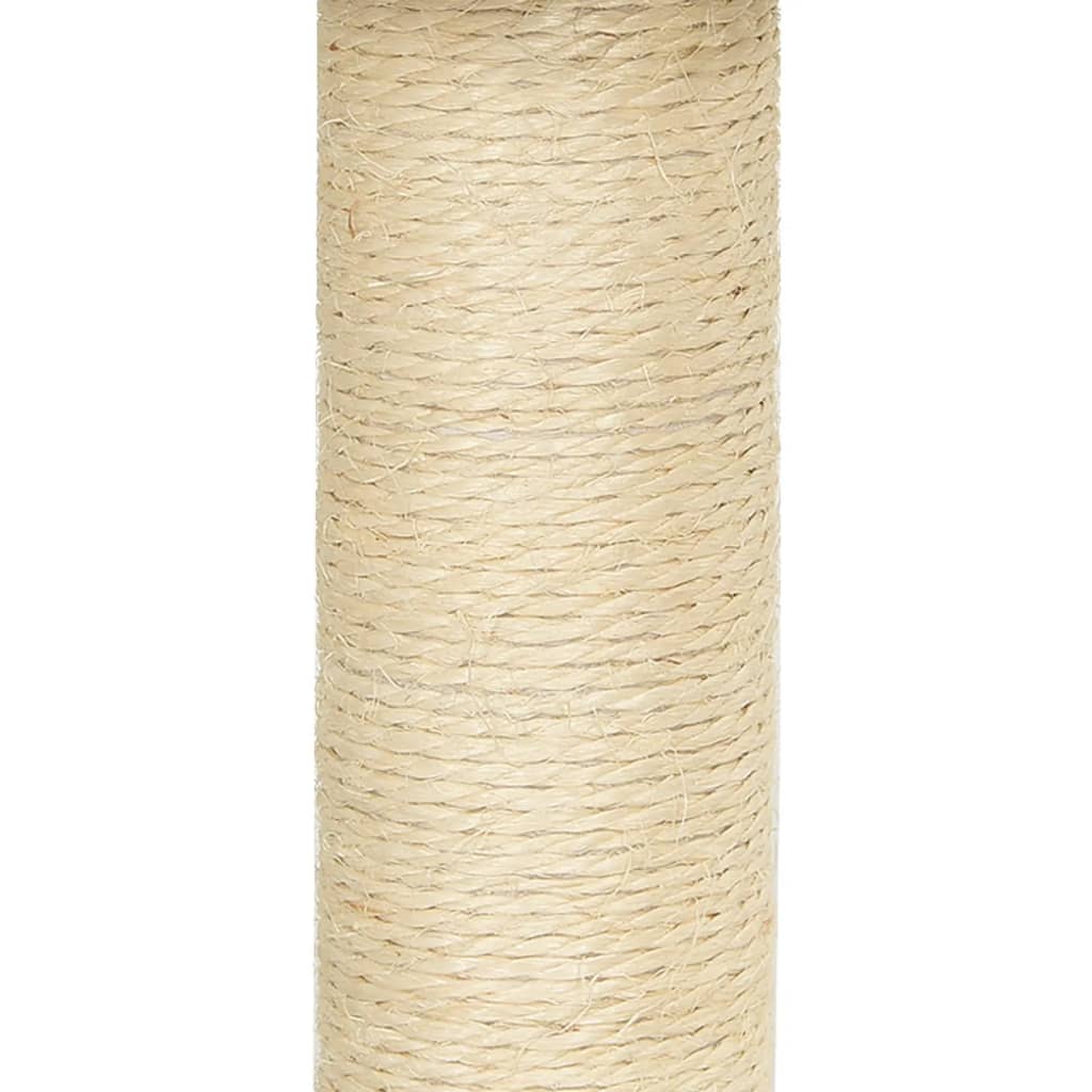 Kattenmeubel Met Sisal Krabpalen 92 Cm Lichtgrijs Lichtgrijs - Design Meubelz