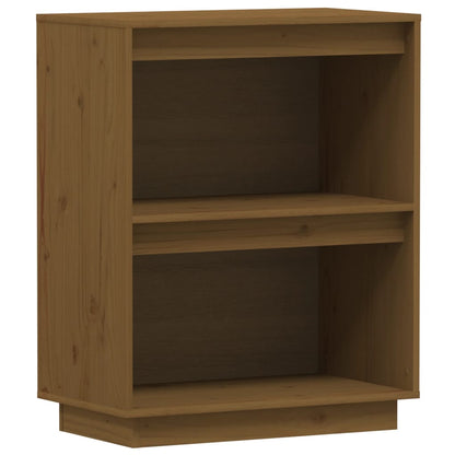 Wandkast 60X34X75 Cm Massief Grenenhout Honingbruin - Design Meubelz