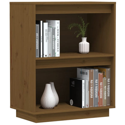 Wandkast 60X34X75 Cm Massief Grenenhout Honingbruin - Design Meubelz