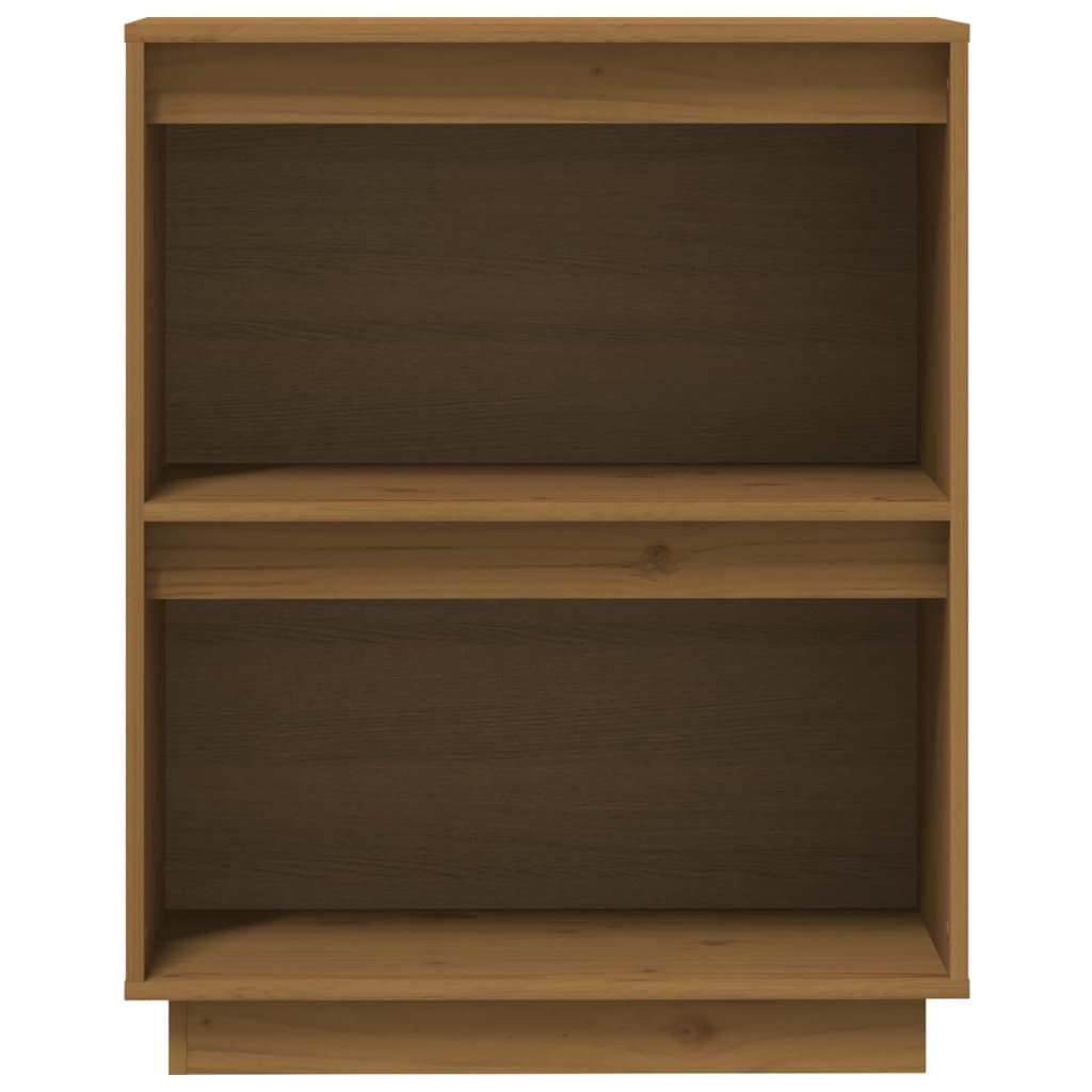 Wandkast 60X34X75 Cm Massief Grenenhout Honingbruin - Design Meubelz