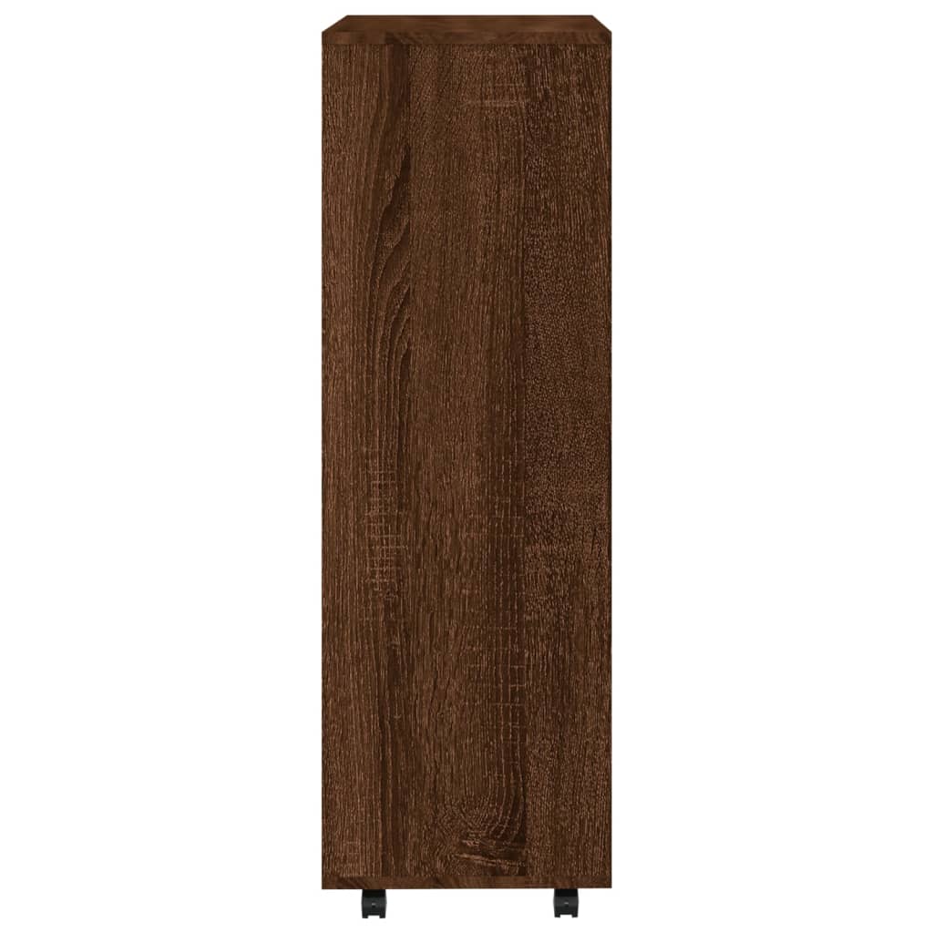 Kledingkast 80X40X110 Cm Bewerkt Hout Bruineikenkleurig - Design Meubelz