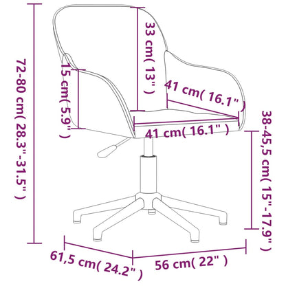 Eetkamerstoelen Draaibaar 2 St Fluweel Geel - Design Meubelz