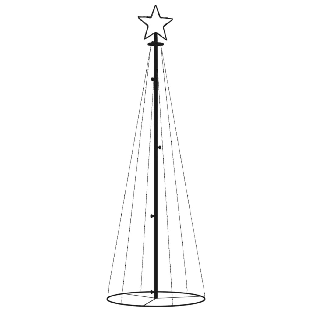 Kegelkerstboom 108 Led's 70X180 Cm Warmwit Warmwit - Design Meubelz