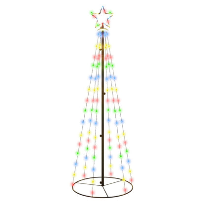 Kegelkerstboom 108 Led's 70X180 Cm Meerkleurig Multikleur - Design Meubelz