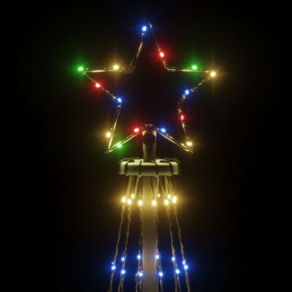 Kerstboom Met Grondpin 732 Led's Meerkleurig 500 Cm 500 x 160 cm - Design Meubelz