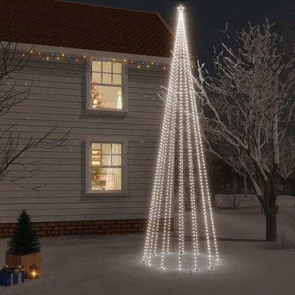 Kerstboom Met Grondpin 1134 Led's Koudwit 800 Cm 800 x 230 cm - Design Meubelz