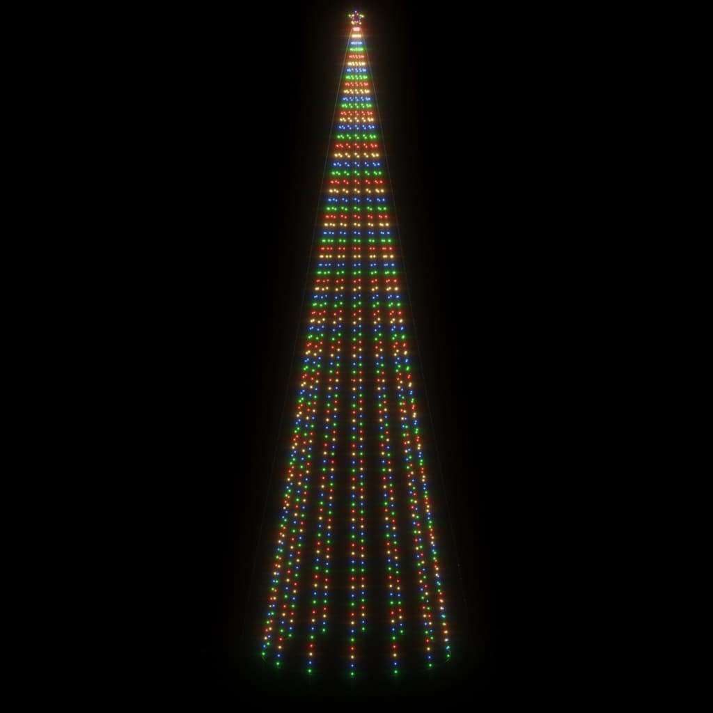 Kerstboom Met Grondpin 1134 Led's Meerkleurig 800 Cm 800 x 230 cm - Design Meubelz