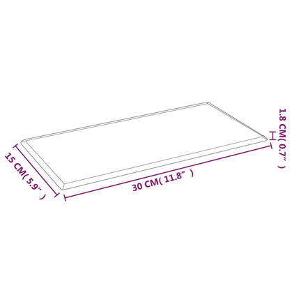 Wandpanelen 12 St 0,54 M² 30X15 Cm Kunstleer Wijnrood 30 x 15 cm - Design Meubelz