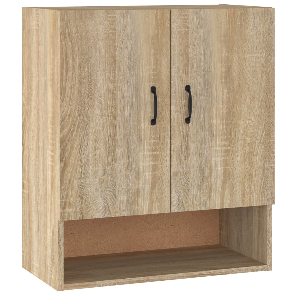 Wandkast 60X31X70 Cm Bewerkt Hout Sonoma Eikenkleurig - Design Meubelz