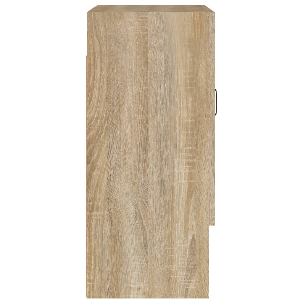 Wandkast 60X31X70 Cm Bewerkt Hout Sonoma Eikenkleurig - Design Meubelz