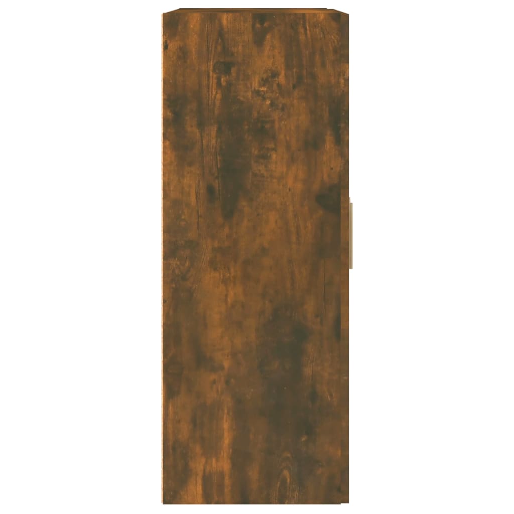 Wandkast 69,5X32,5X90 Cm Bewerkt Hout Gerookt Eikenkleurig - Design Meubelz