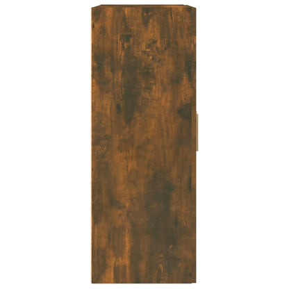 Wandkast 69,5X32,5X90 Cm Bewerkt Hout Gerookt Eikenkleurig - Design Meubelz