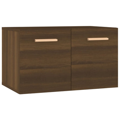 Wandkast 60X36,5X35 Cm Bewerkt Hout Bruineikenkleurig - Design Meubelz